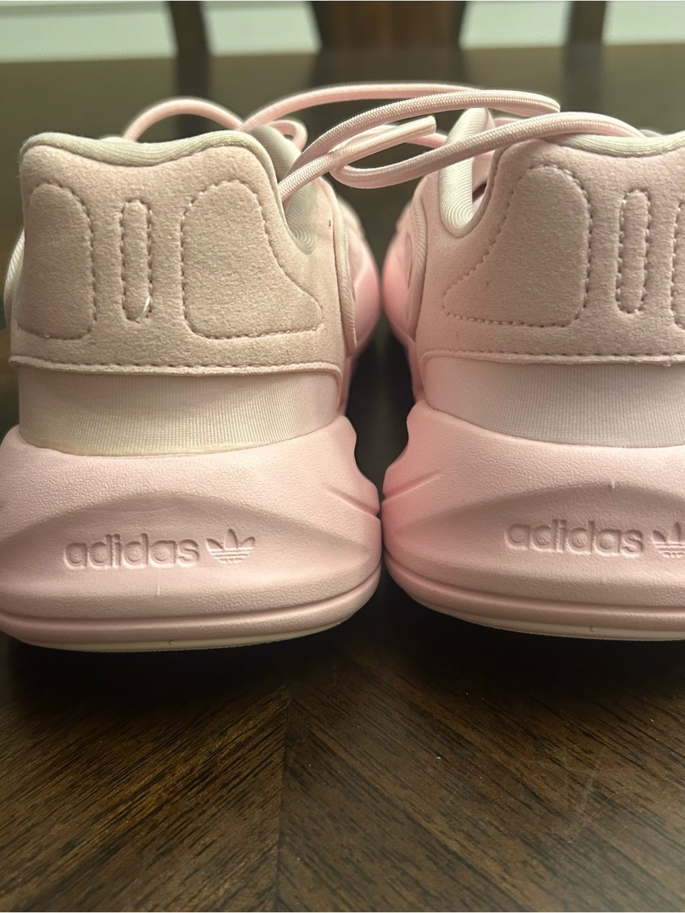Adidas Originals Ozelia Clear Pink/Core Black/Clear Pink 6.5 Big kids New - Picture 7 of 12